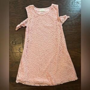 Btween Girls Dressy Pink Lace Dress